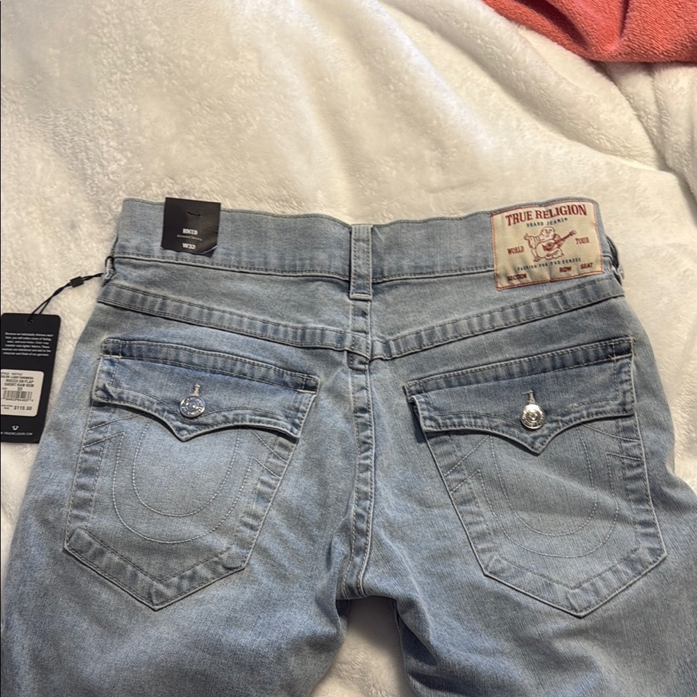 True Religion Women's Light Blue Jeans W32 NWT